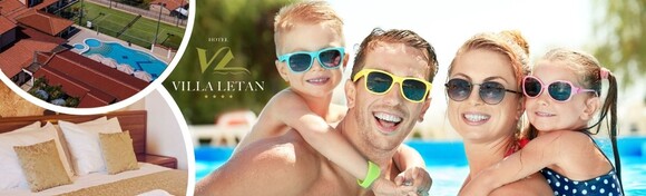 ŠPICA SEZONE U ISTRI! Hotel Villa Letan 4* - 3, 5 ili 7 noćenja s polupansionom za 2 odraslih + GRATIS paket za 2 djece uz korištenje Wellness i Spa zone