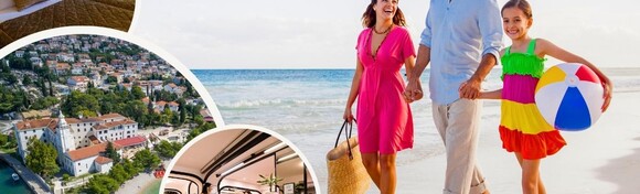 EKSKLUZIVNO! Otvorite ljetnu sezonu u Crikvenici uz 3 noćenja s polupansionom za 2 odrasle osobe + GRATIS paket za 1 dijete do 11,99 godina u Hotelu Kaštel 3*