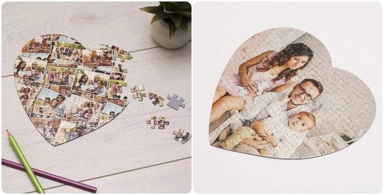 Personalizirane puzzle od čak 120 komada ili magnetne super puzzle s fotografijama dragih ljudi i posebnih trenutaka po vašem izboru