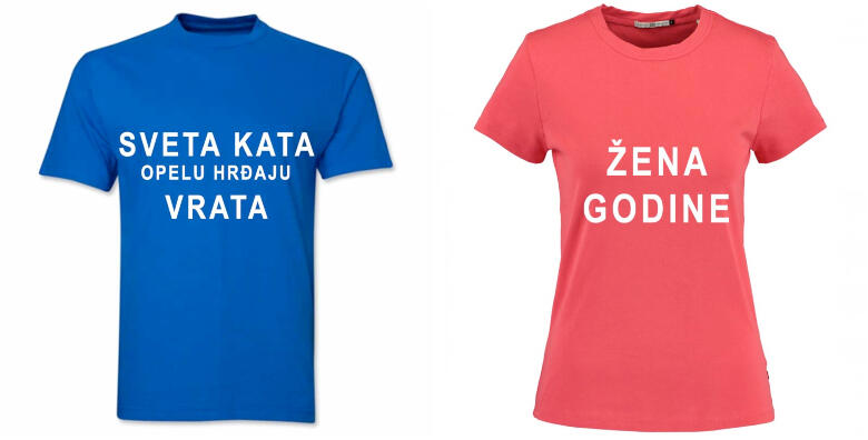 Personalizirana majica s natpisom ili slikom po želji – razveselite najdražu osobu idealnim božićnim poklonom po odličnoj cijeni za 89 kn!