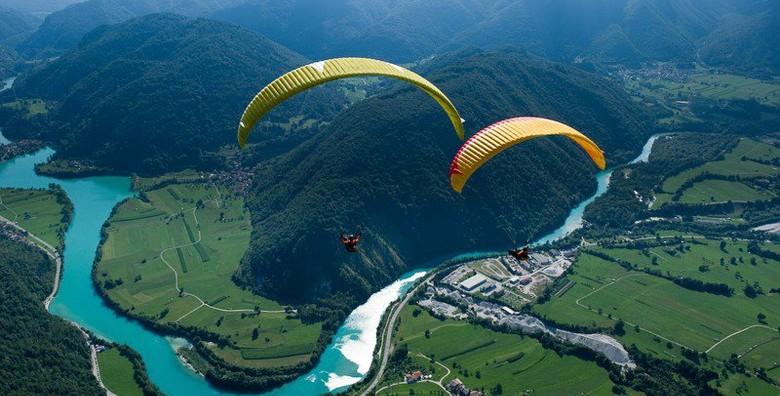 PARAGLIDING - odvažite se na adrenalinski let s instruktorom u nebeskim visinama s pogledom na veličanstvene prizore od kojih zastaje dah od 1.249 kn!