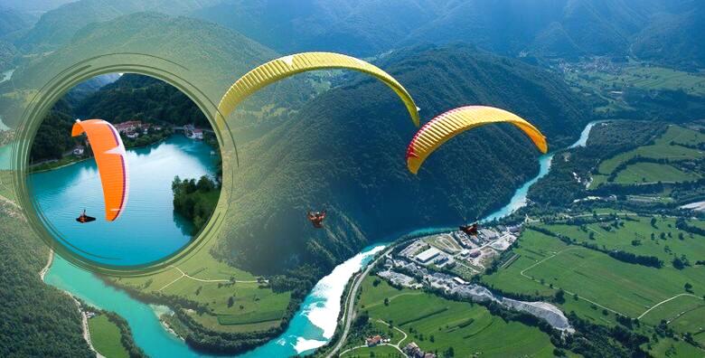 Ponuda dana: PARAGLIDING - usudite se na adrenalinsku avanturu u nebeskim visinama i uživajte u veličanstvenim prizorima od kojih zastaje dah (Sky Riders club)