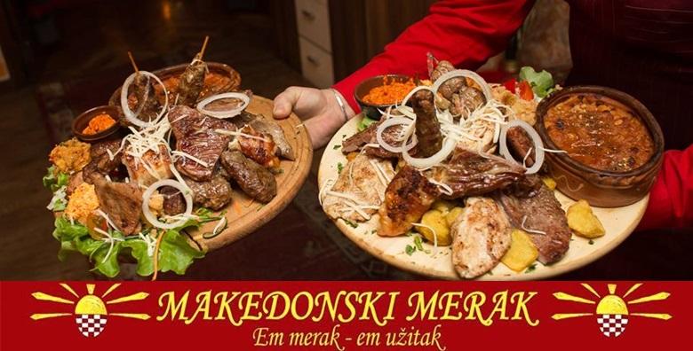 [MAKEDONSKI RESTORAN] Pikantni šiš ćevapi, svinjski medaljoni, pohana piletina sa sezamom, punjena pljeskavica, krumpir, luk i ajvar za 149 kn!