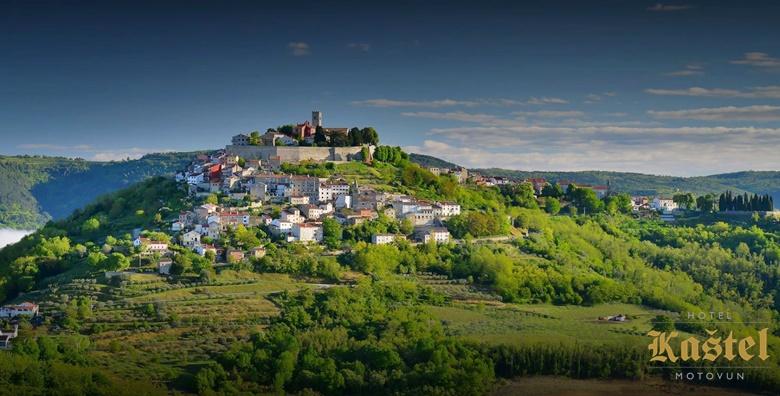 [MOTOVUN] 3 dana s doručkom za dvoje u Hotelu Kaštel*** smještenom u palači iz 17. stoljeća uz masažu i neograničeno korištenje bazena  za 949 kn!