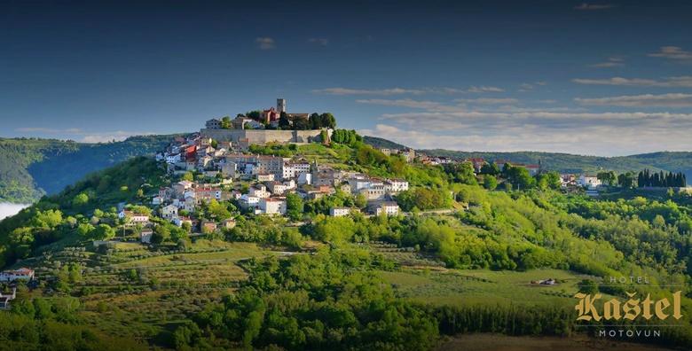 [MOTOVUN] 3 dana s doručkom za dvoje u Hotelu Kaštel*** smještenom u palači iz 17. stoljeća uz masažu i neograničeno korištenje bazena  za 949 kn!