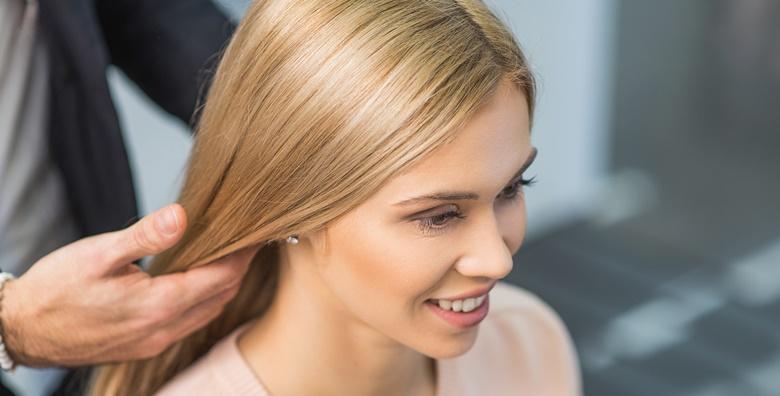 Klasični pramenovi, šišanje, hranjiva maska i fen frizura na četku ili ravnanje kose L’Oreal Steampod peglom za 139 kn!