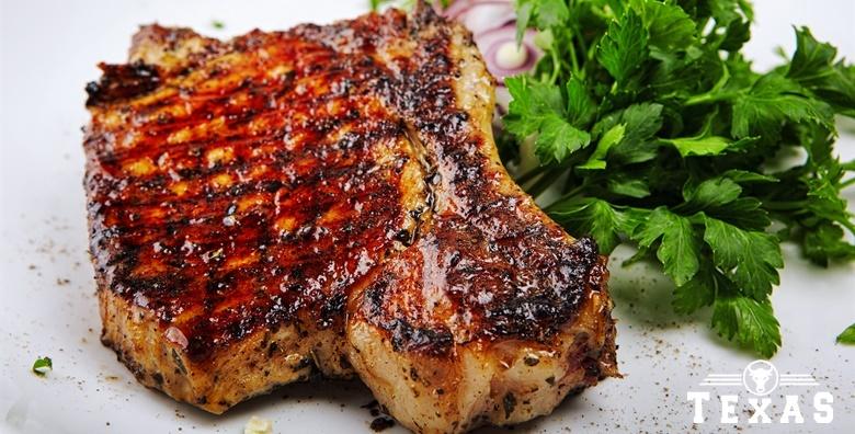 Ramstek na žaru - 300 grama čistog mesnog užitka u restoranu Texas steak&grill house ili The Movie pubu za 59 kn!