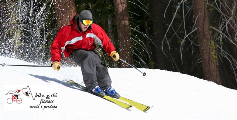 Veliki servis skija - brušenje skija, popravak manjih oštećenja, poliranje voskom i provjera vezova - bezbrižno uživajte u prvom snijegu za 89 kn!