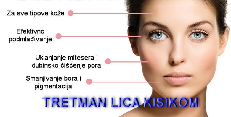 Čišćenje lica kisikom -67% 4 lokacije