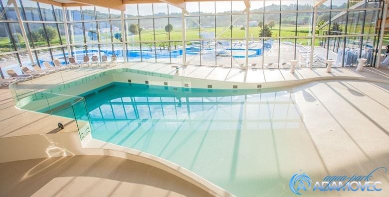 [AQUAPARK ADAMOVEC] Wellness dan za dvoje - uživajte uz bazene, opustite se u Svijetu sauna i oduševite se okusima slasne grill plate za 370 kn!