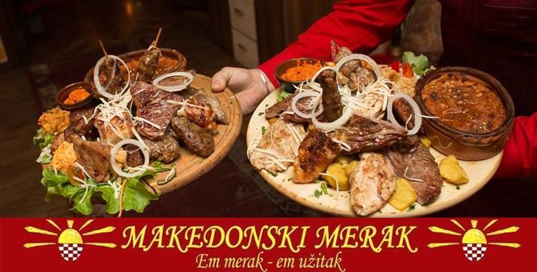 [MAKEDONSKI RESTORAN] Uživajte u savršenoj kombinaciji tradicionalnih makedonskih okusa i roštilja uz živu glazbu - plata za 4 osobe za 190 kn!