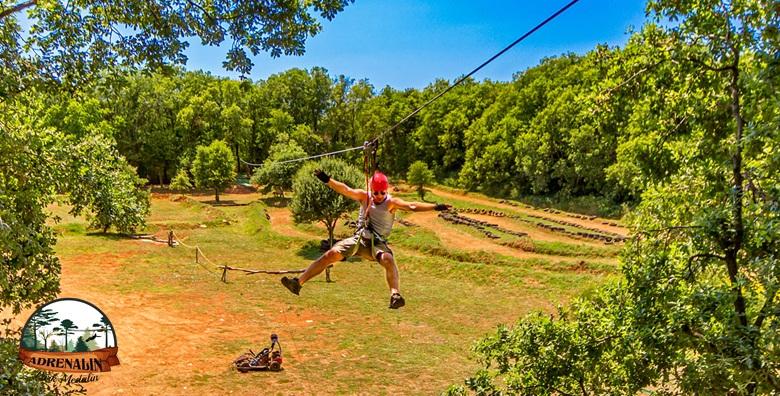 [ADRENALIN PARK MEDULIN] Klikni za najuzbudljiviji dan ovog ljeta! Zip line, visinski poligon, gigantska ljuljačka i streličarstvo za 119 kn!