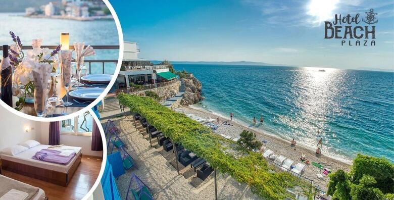 MAKARSKA RIVIJERA - postsezona uz 7 noćenja s doručkom za dvoje + GRATIS paket za treću osobu u Beach Hotelu Plaža 3* na samoj plaži