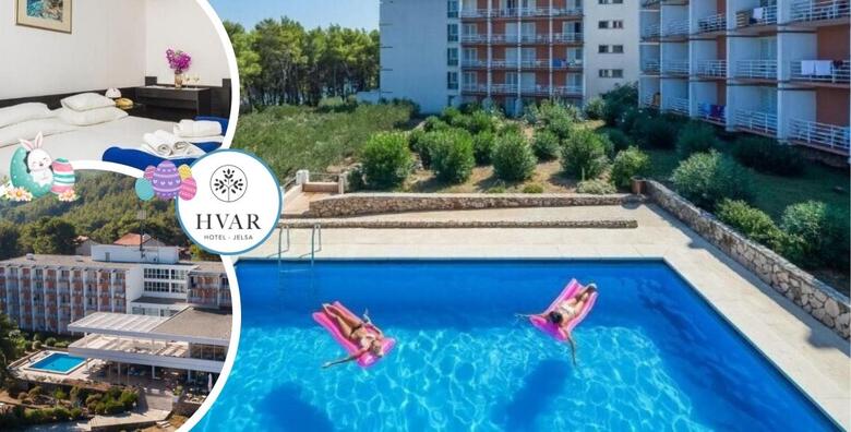 Ponuda dana: ALL INCLUSIVE USKRS NA HVARU - 2, 3 ili 7 noćenja za 2 osobe + gratis paket za 1 dijete do 11,99 godina u Hotelu Hvar 3* uz korištenje vanjskog bazena sa ležaljkama (Hotel Hvar 3*)