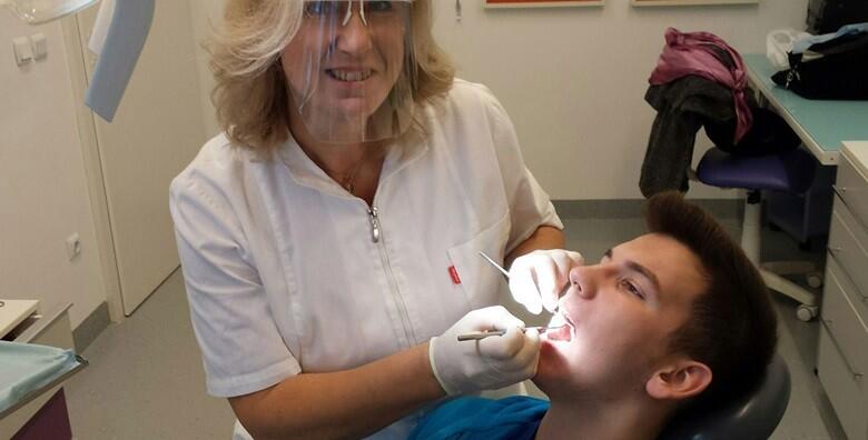 Zdravi i sjajni zubi uz stomatološke usluge po izboru - plomba uz pregled s konzultacijom ili čišćenje kamenca s poliranjem i pjeskarenjem uz pregled i konzultacije
