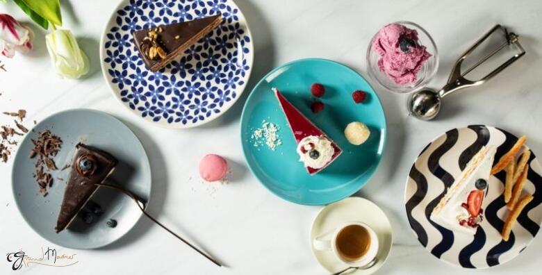 Ponuda dana: Razmazite nepce tortom iz snova - izbor između Sacher torte, Ledenog vjetra, ABC Cheesecakea sa šumskim voćem, Bounty-kokos torte ili torte s 3 vrste čokolade (Slastičarnica Grand Marnier)