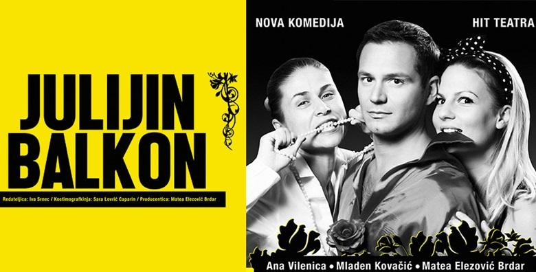 “Julijin balkon” nova urnebesna komedija Hit teatra 19.10. u Kazalištu Vidra za 45 kn!