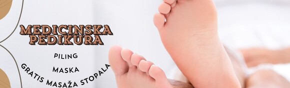 Uredite svoja stopala i osigurajte im zdravlje uz medicinsku pedikuru s maskom i pilingom stopala u Kozmetičkom salonu Noa