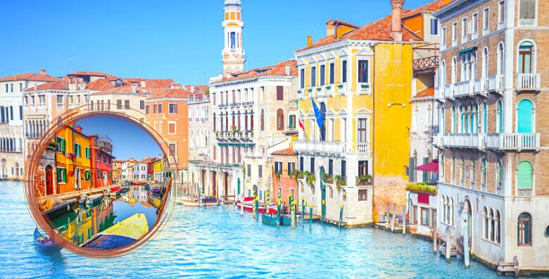 VENECIJA, OTOCI MURANO I BURANO - istražite slikovite otoke, prošetajte skrovitim uličicama i trgovima te uživajte u gastronomskoj ponudi