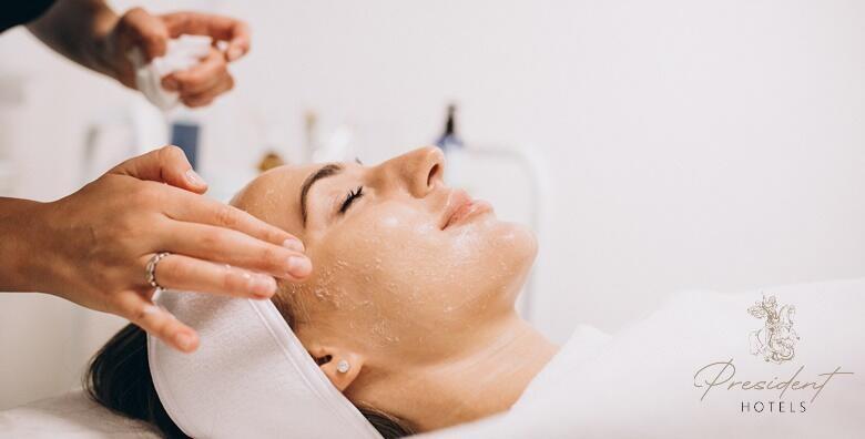 POPUST: 30% - Tretman lica - podarite koži potrebnu njegu i sprječite začepljene pore uz prestižnu dermatološku kozmetiku u sklopu Hotela President Solin 5* za 490 kn! (Wellness & Spa centar Hotel President 5*)