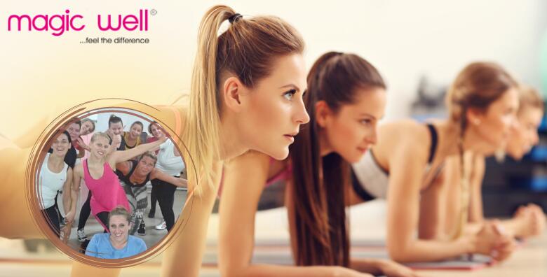 POPUST: 30% - Magic Well kružni trening za žene - vratite kondiciju i učvrstite tijelo uz mjesec dana neograničenog vježbanja (Fitness studio za žene MAGIC WELL - Volovčica)