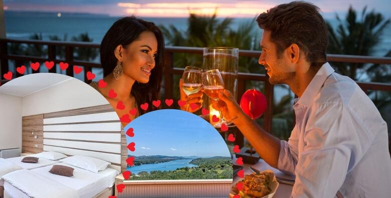 VALENTINOVO u Šibeniku – 1 noćenja s polupansionom za 2 osobe i GRATIS smještaj za 1 dijete do 3,99 god u Hotelu Panorama 4* uz buffet doručak i romantičnu večeru
