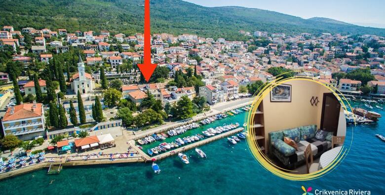 Ponuda dana: SELCE, Apartmani Cindrić SAMO 50 METARA od plaže i centra grada!2 ili 4 noćenja za do 4 osobe u potpuno opremljenim apartmanima s terasom (Apartmani Selce Cindrić 3*)