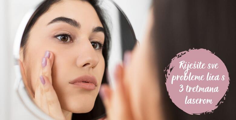 MEGA POPUST: 83% - 3 tretmana laserom za sve probleme lica - promjena u glatkoći i izgledu kože već poslije prvog tretmana laserom za pomlađivanje i hijaluronskim serumom u Salonu Figura (Salon za masažu Figura)