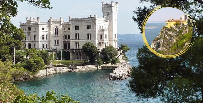 Ponuda dana: Razgledajte TRST i najpoznatiju tršćansku građevinu, dvorac MIRAMARE, okruženu prekrasnim parkom smještenu na samom rubu mora (Darojković travel ID kod: HR-AB-01-080530750)