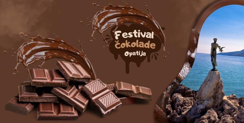 Ponuda dana: FESTIVAL ČOKOLADE U OPATIJI - posjetite najslađu manifestaciju koja okuplja najbolje čokoladne brendove, isprobajte razne delicije i uživajte u atraktivnim programima (Darojković travel ID kod: HR-AB-01-080530750)