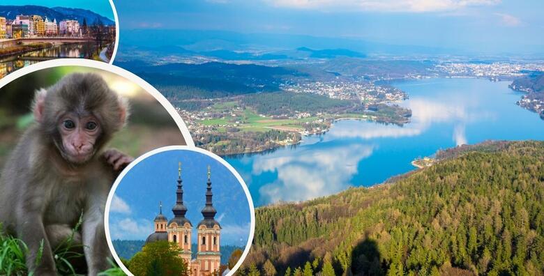 Uživajte u jednodnevnom izletu i razgledu gradića Velden, Wörthersee jezera, planine Landskron gdje se nalazi kolonija makaki majmuna te grada Villacha