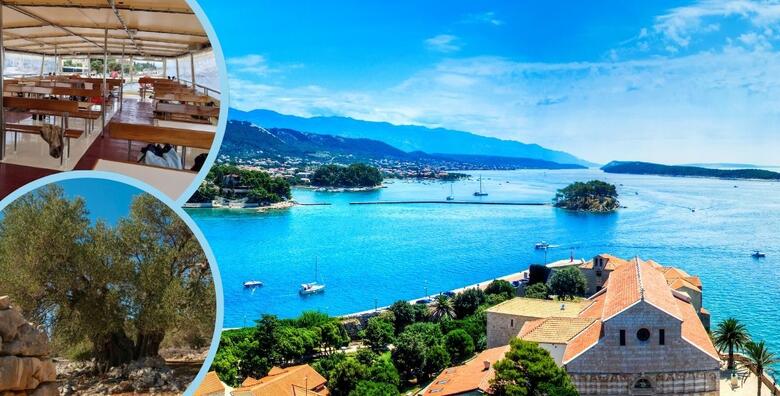IZLET BRODOM NA RAB - okupajte se na poznatoj Rajskoj plaži i otkrijte ulice ovog šarmantnog grada uz ručak na brodu i posjet Pagu te mogućnost razgleda maslinika