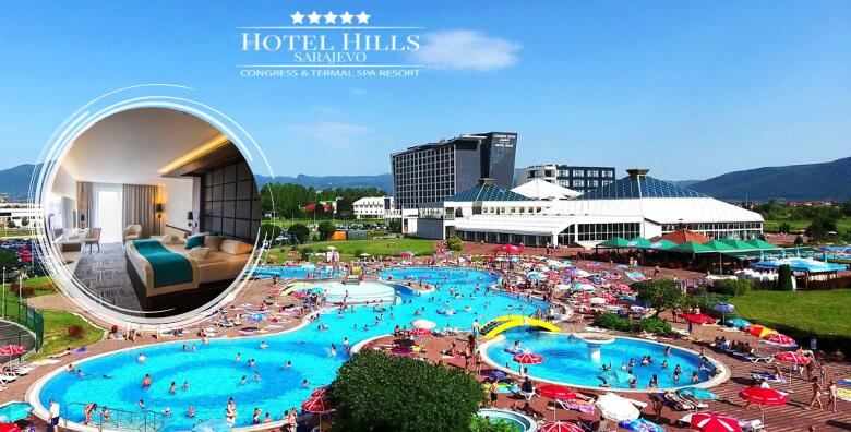 Sarajevo, Hotel Hills 5* – wellness odmor u Termalnoj rivijeri Ilidža uz 1 ili više noćenja s doručkom za 2 osobe + gratis paket za 1 dijete do 5,99 godina