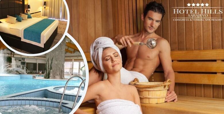 Ponuda dana: Sarajevo, Hotel Hills 5* - wellness odmor u Termalnoj rivijeri Ilidža uz 1 ili više noćenja s doručkom za 2 osobe + gratis paket za 1 dijete do 5,99 i 1 dijete do 11,99 god (Hotel Hills 5*)