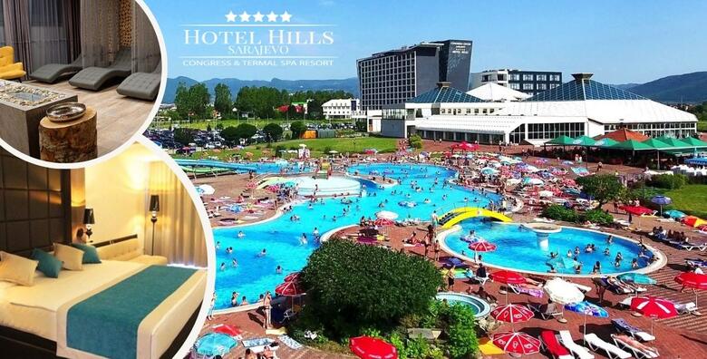 Hotel Hills 5*, Sarajevo - ljetni wellness odmor u Termalnoj rivijeri Ilidža uz 2 ili 5 noćenja s doručkom ili polupansionom za 2 odrasle osobe + GRATIS paket za 1 dijete do 5,99 godina