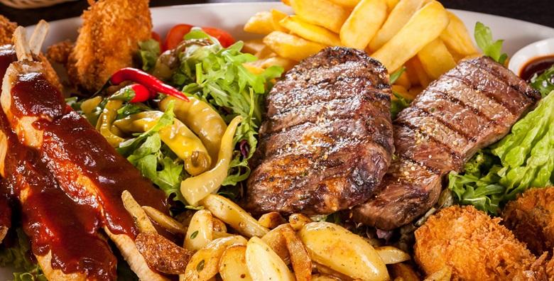 [MESNA PLATA ZA DVOJE] Burger Bar, Westgate - uživajte u čak 5 vrsta mesa, slasnom krumpiru i kroketima uz živu muziku subotom za samo 79 kn!