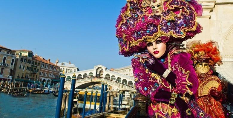 [KARNEVAL U VENECIJI] Najpoznatiji događaj u Europi garantira najluđu zabavu! 2 dana s doručkom u hotelu uz posjet Vicenzi i Veroni za 499 kn!