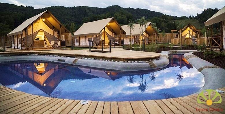 Glamping Terme Olimia - 1 noćenje za 2 ili 4 osobe uz kupanje od 1.338 kn!