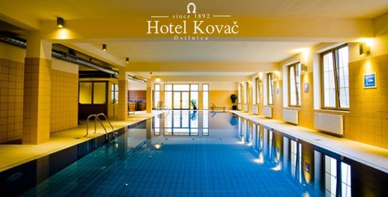 [WELLNESS U SLOVENIJI] 2 noćenja s polupansionom za dvoje uz neograničeno korištenje bazena, jacuzzija i sauna u Hotelu Kovač 3* od 737 kn!