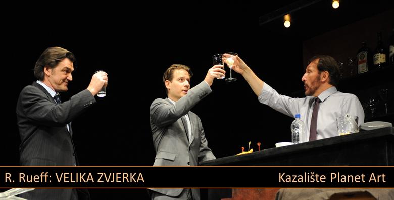 Predstava Velika zvjerka u kazalištu Mala scena – saznajte što je biznis i koja je tajna uspjeha uz Marka Torjanca, Slavka Jarugu i Luku Dragića!