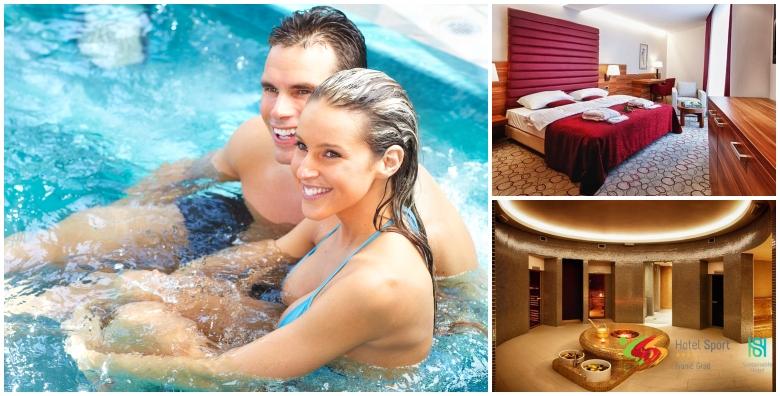 [HOTEL SPORT 4*] 2 noćenja s polupansionom za dvoje uz korištenje sauna, jacuzzija, bazena i fitnessa! LAST MINUTE wellness opuštanje za 649 kn!