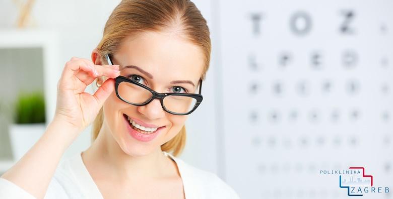 POPUST: 43% - Kompletan oftalmološki pregled uz mjerenje očnog tlaka, određivanje dioptrije, širenje zjenica i pregled biomikroskopom za 199 kn! (Poliklinika Zagreb)