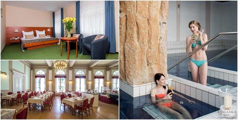 POPUST: 44% - Wellness opuštanje u Grand Hotelu Rogaška 4* - 2 noćenja s polupansionom za dvoje uz besplatan ulaz u termalni bazen, saune, fitness i whirlpool za 1.176 kn! (Grand hotel Rogaška 4*)