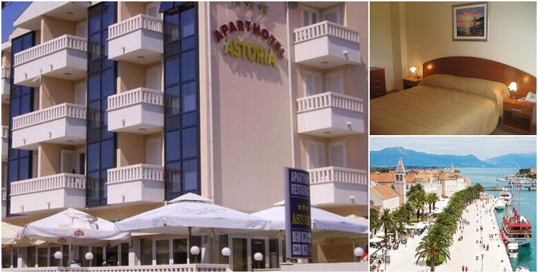 POPUST: 41% - Posjetite nestvarno lijep Trogir uz 2 ili 3 noćenja s doručkom za dvije osobe + gratis ponuda za 1 dijete do 6 godina u krevetu s roditeljima u Aparthotelu Astoria 3* od 529 kn! (Aparthotel Astoria 3*)