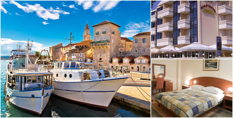 Ponuda dana: Provedite CIJELU SEZONU u TROGIRU uz 2 noćenja s doručkom ili polupansionom za 3 osobe + gratis smještaj za 1 dijete do 6 godina u u Aparthotelu Astoria 3* (Aparthotel Astoria 3*)