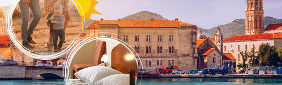 Rezervirajte odmor u predsezoni u Trogiru uz 2 ili 3 noćenja s doručkom ili polupansionom za 3 osobe + gratis smještaj za 1 dijete do 3,99 godina u apartmanu Aparthotela Astoria 3*