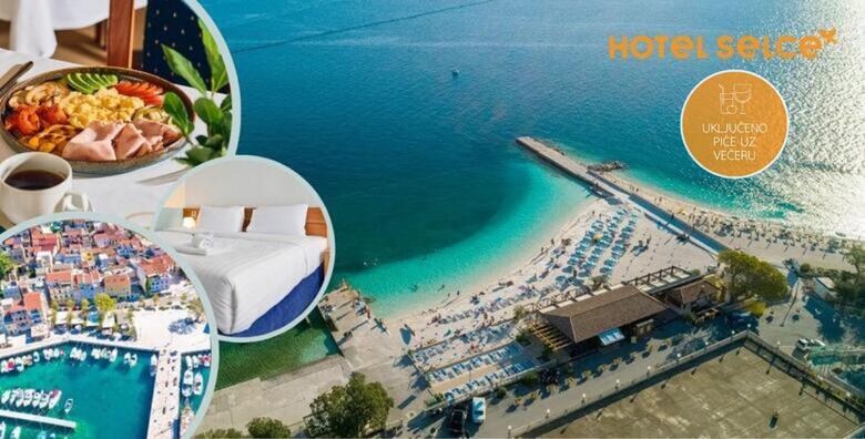 Hotel Selce 3* - 2 noćenja s polupansionom za 2 odraslih + GRATIS paket za 1 dijete do 3,99 godina na samo nekoliko koraka od kristalno čistog mora i živahne šetnice