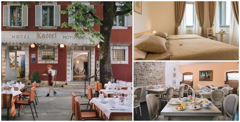 POPUST: 50% - Romantično opuštanje u Motovunu - 2 noćenja s buffet doručkom za dvoje u Hotelu Kaštel 3* uz korištenje wellnessa, saune i bazena za 1.050 kn! (Hotel Kaštel***)