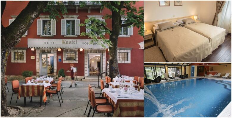 POPUST: 40% - Romantično opuštanje u Motovunu - 2 noćenja s polupansionom za dvoje u Hotelu Kaštel 3* uz korištenje wellnessa, saune i bazena za 1.650 kn! (Hotel Kaštel 3*)
