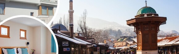 SARAJEVO - 1 ili više noćenja s doručkom za dvoje + gratis paket za 1 dijete do 6 godina uz korištenje saune u Hotelu Aziza 4* 5 minuta od prekrasne Baščaršije